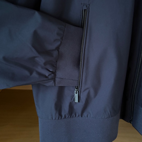 ✨$25✨Calvin Klein Matte Bomber Jacket | Navy Blue | XXL - Picture 5 of 9